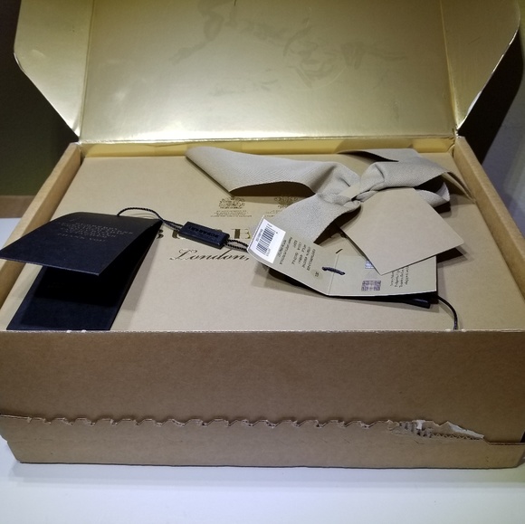 BURBERRY Leather, House Check And Snakeskin Clutc - Picture 5 of 7